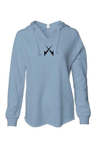 Womens black logo Hooded Sweatshirt